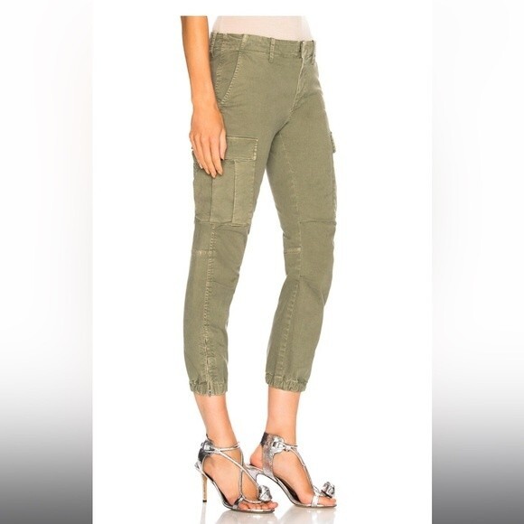 Rare Nili Lotan Cargo French Military Pants in Campo Green Size 0 - Picture 6 of 10